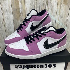 Air Jordan 1 Low Violet Black White